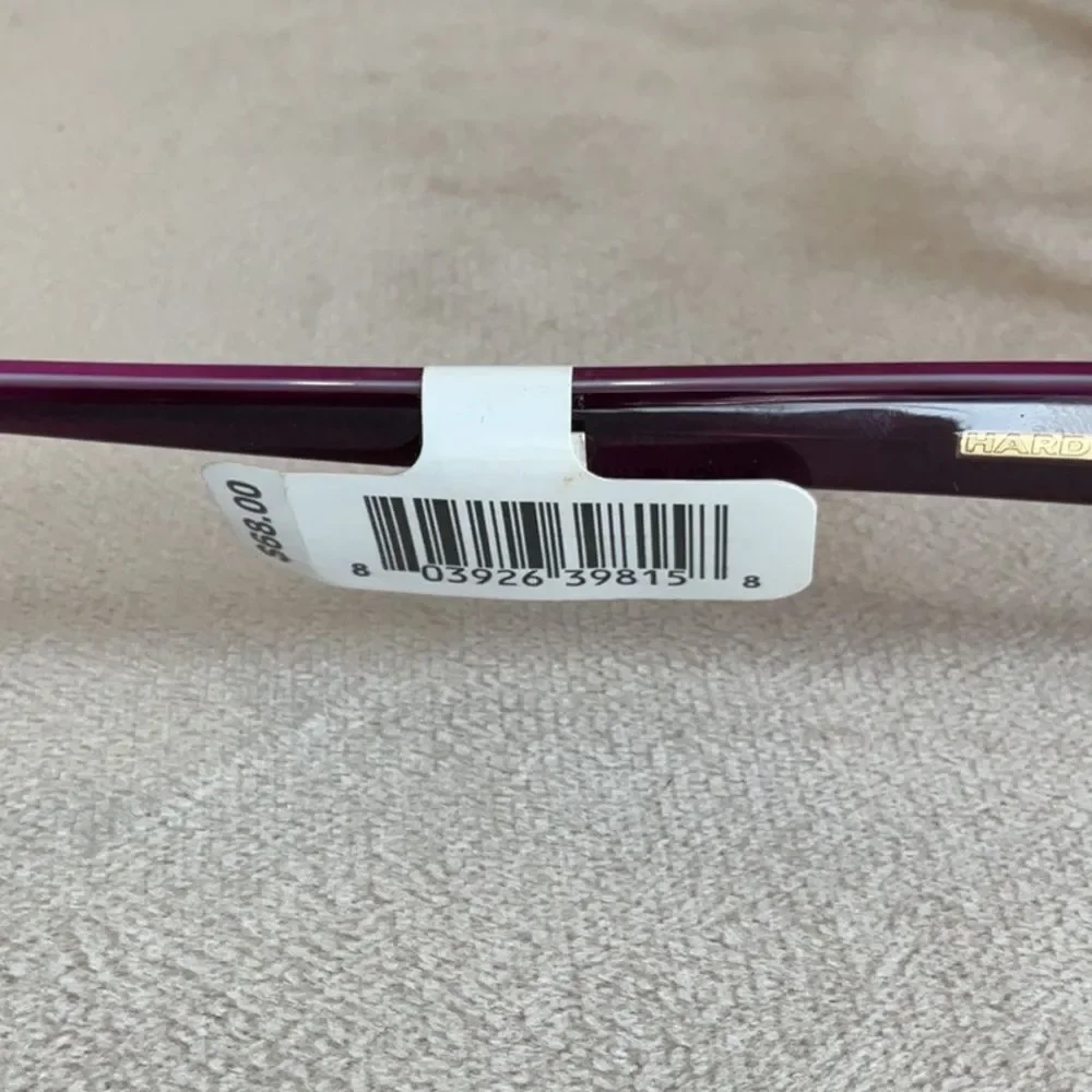 COPY - COPY - NWT HARD CANDY EYEGLASSES HC04 DPUR 53 16 135 PURPLE FRAMES NEW L… - Picture 9 of 9